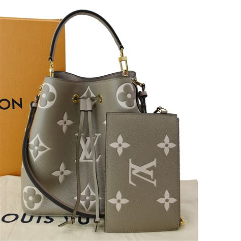 lv nep|NéoNoé MM Bicolor Monogram Empreinte Leather .